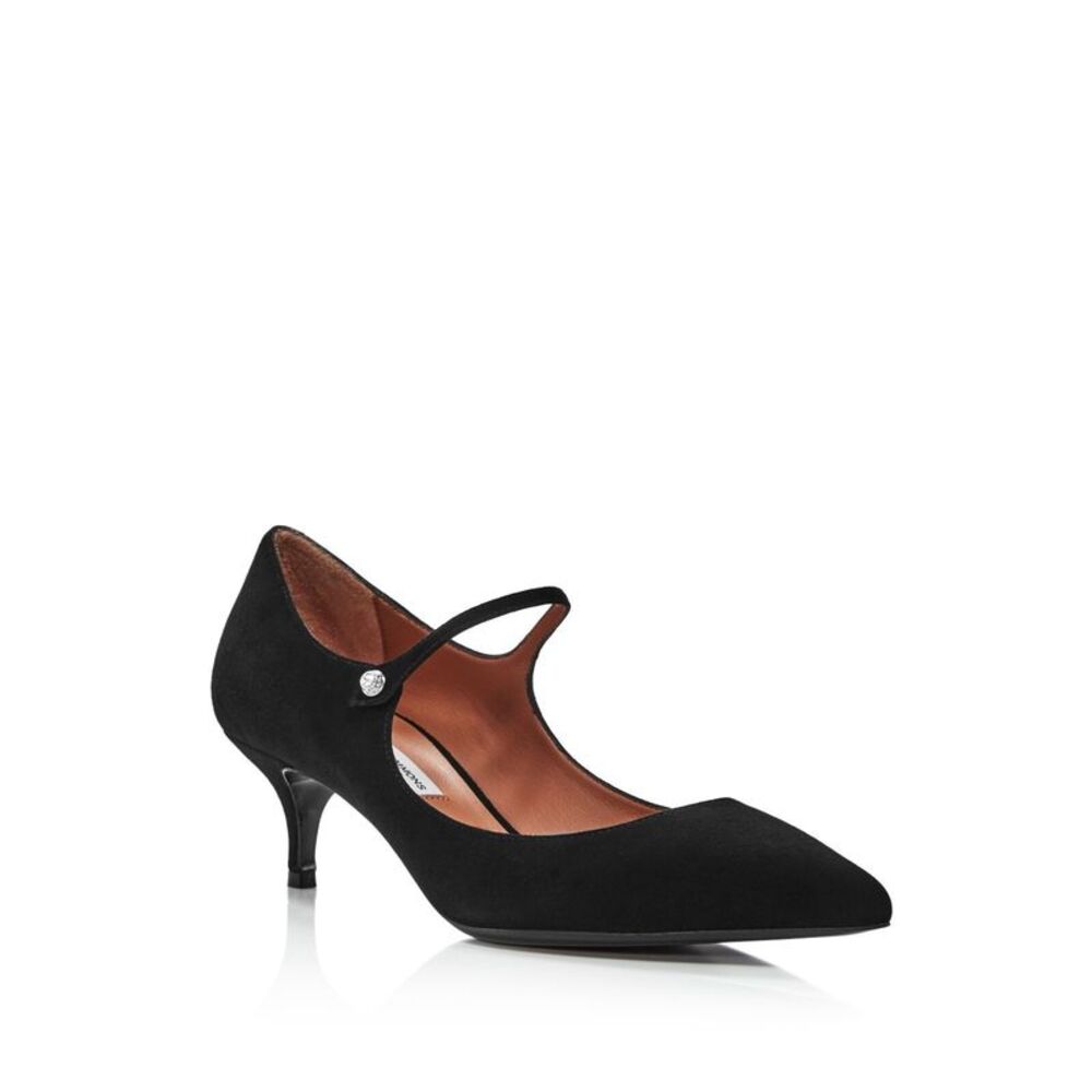 TABITHA SIMMONS Womens Black Mary Jane Hermione Slip On Leather Pumps 36